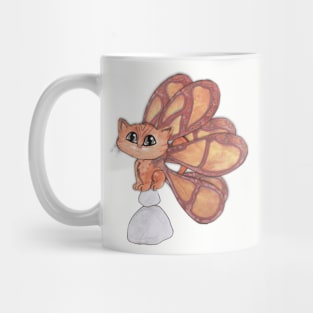 Orange Tabby Fairy Cat Mug